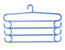 Load image into Gallery viewer, 231 -4 Layer Plastic Hangers (Multicolour, 1 pc)