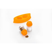 Load image into Gallery viewer, 148 Plastic Salt & Pepper Shakers/Masala Dabbi with Stand/Salt and Pepper Set for Dining Table