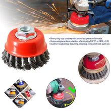 Load image into Gallery viewer, 195 Wire Wheel Cup Brush (Black)