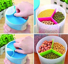 Load image into Gallery viewer, 0618 3 in 1 Transparent Air Tight Storage Dispenser Container