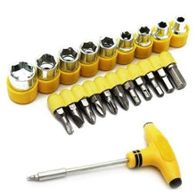 Load image into Gallery viewer, Your Brand Professional 11 Pieces Hole Saw Cutter Set Cutting Tool with 24 Pieces T Spanner Socket Set
