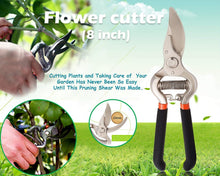 Load image into Gallery viewer, Your Brand Gardening Tools - Gardening Gloves and Flower Cutter/Scissor/Pruners