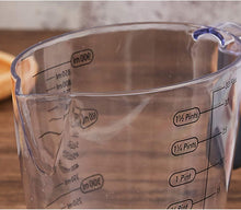Load image into Gallery viewer, 0786 Professional Transparent Measuring Mug for Measuring Solids and Liquids - Pack of 2