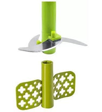 Load image into Gallery viewer, 079 Manual 2 in 1 Handy smart chopper for Vegetable Fruits Nuts Onions Chopper Blender Mixer Food Processor