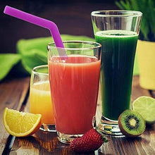 Load image into Gallery viewer, Your Brand Food Grade Silicone Straws(4pc) & Straw Cleaning Brush(1pc)