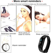 Load image into Gallery viewer, 322 M3 My Life Fitness Band (Black, Standard Size)