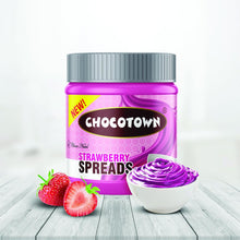 Load image into Gallery viewer, Chocotown Chocolate Spreads - Cocoa Spreads, Milk Spreads & Strawberry Spreads- 350 gm