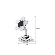 Load image into Gallery viewer, 637 -360 Rotatable Flower Shape Cellphone Holder Car &amp; Mount Sucker Stand (Multicolored)
