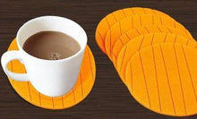 Load image into Gallery viewer, 129 6 pcs Useful Round Shape Plain Silicone Cup Mat Coaster Drinking Tea Coffee Mug Wine Mat for Home
