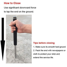 Load image into Gallery viewer, 576 Multi-Function Collapsible  Self Defense Stick Extended
