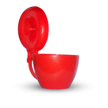 Load image into Gallery viewer, 864 Fancy Green apple shaped plastic tea/coffee mug or cup with lid
